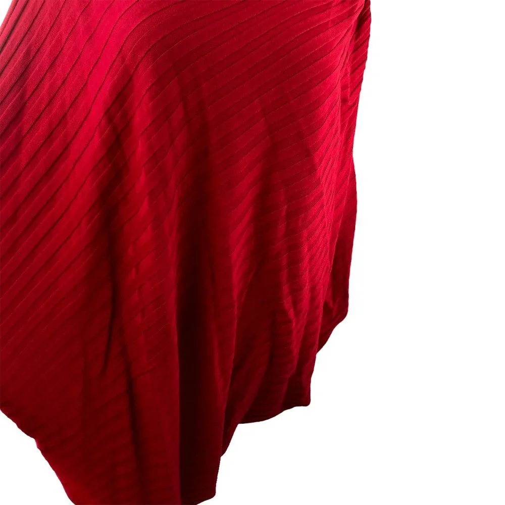 NWT Lane Bryant Asymmetric Poncho Style Drape Sweater Plus Size 26/28 4X 26 28 - Picture 2 of 9